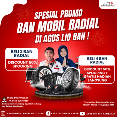 PROMO BAN RADIAL BELI MINIMAL 2 BAN DISCOUNT 50% JASA SPOORING PROMO BAN RADIAL BELI MINIMAL 2 BAN DISCOUNT 50% JASA SPOORING